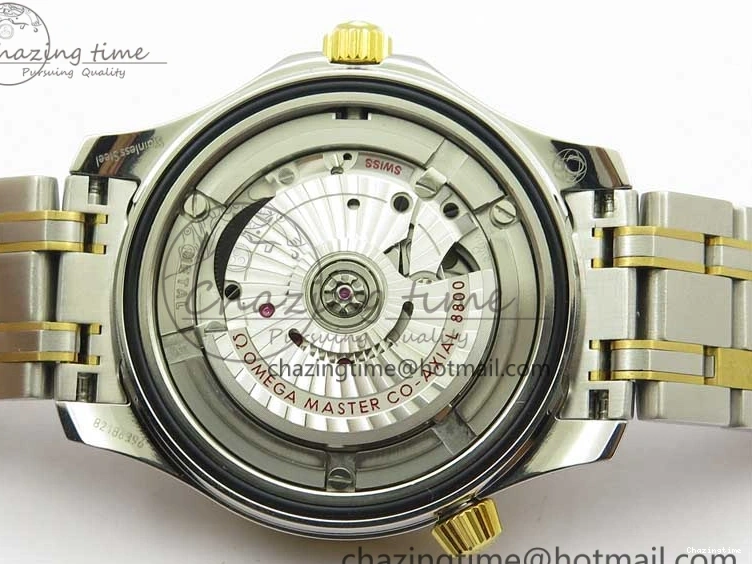 0201 2018 Seamaster Diver 300M SS YG VSF 1:1 Best Edition YG Bezel Blue Dial on SS YG Bracelet A Effortless 7897